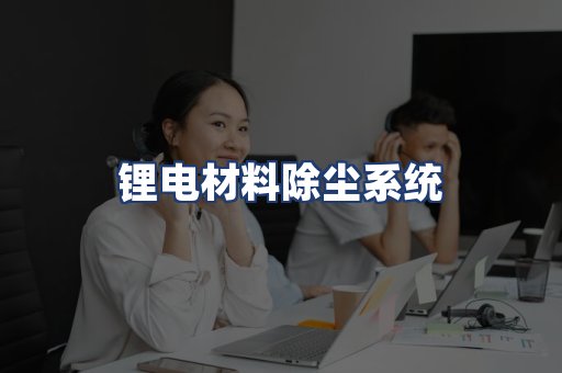 锂电材料除尘系统